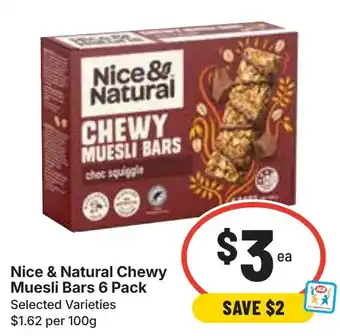 Ritchies Nice & Natural Chewy Muesli Bars offer