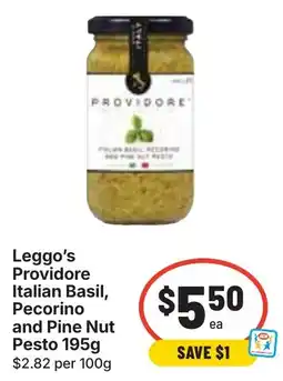 Ritchies Leggo's Providore Italian Basil, Pecorino and Pine Nut Pesto offer