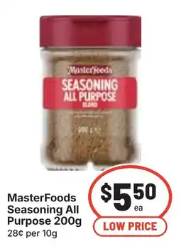 Ritchies MasterFoods Seasoning All Purpose offer