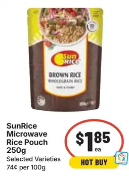 Ritchies SunRice Microwave Rice Pouch offer