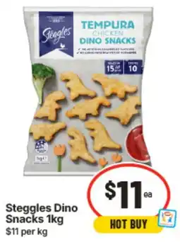 IGA Steggles Dino Snacks offer