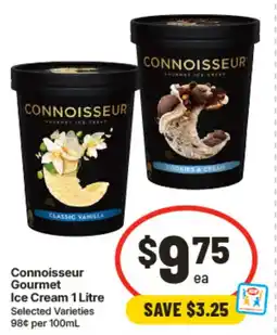 IGA Connoisseur Gourmet Ice Cream offer