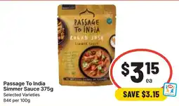 Ritchies Passage To India Simmer Sauce offer