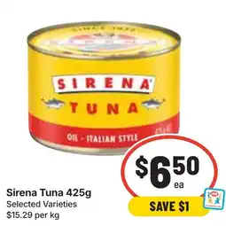 Ritchies Sirena Tuna offer