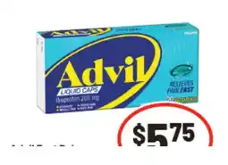 IGA Advil Liquid Caps offer