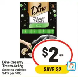 IGA Dine Creamy Treats offer