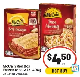 Ritchies McCain Red Box Frozen Meal Selected Varieties offer