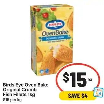 Ritchies Birds Eye Oven Bake Original Crumb Fish Fillets offer