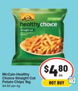 Ritchies McCain Healthy Choice Straight Cut Potato Chips offer