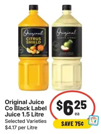 Ritchies Original Juice Co Black Label Juice offer