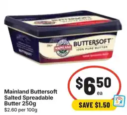 Ritchies Mainland Buttersoft Salted Spreadable Butter offer