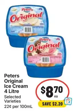 Ritchies Peters Original Ice Cream offer