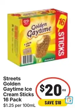 Ritchies Streets Golden Gaytime Ice Cream Sticks offer