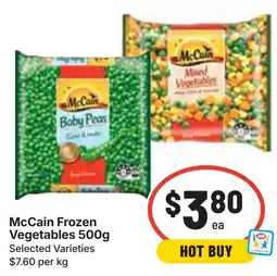 Ritchies McCain Frozen Vegetables offer