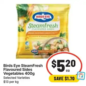 Ritchies Birds Eye SteamFresh Flavoured Sides Vegetables offer