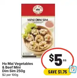 Ritchies Ho Mai Vegetables & Beef Mini Dim Sim offer