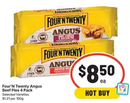 Ritchies Four'n Twenty Angus Beef Pies offer