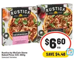 Ritchies Rustica by McCain Stone Baked Pizza offer