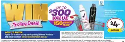 Ritchies Rexona Antiperspirant Spray offer
