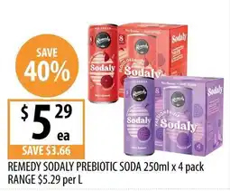 Supabarn Remedy Sodaly Prebiotic Soda offer