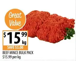 Supabarn Beef Mince Bulk Pack offer