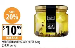 Supabarn Meredith Dairy Goat Cheese offer