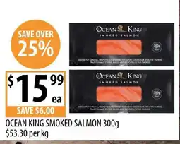 Supabarn Ocean King Smoked Salmon offer