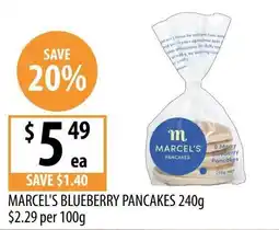 Supabarn Marcel's Blueberry Pancakes offer
