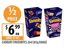 Supabarn Cadbury Favourites offer
