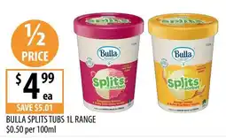Supabarn Bulla Splits Tubs 1L Range offer