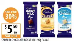 Supabarn Cadbury Chocolate Blocks offer