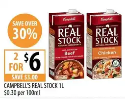 Supabarn Campbell's Real Stock offer