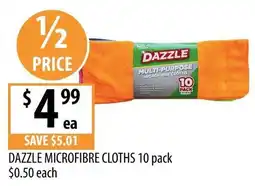 Supabarn Dazzle Microfibre Cloths offer