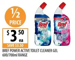Supabarn Bref Power Active Toilet Cleaner Gel offer