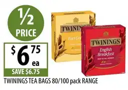 Supabarn Twinings Tea Bags offer