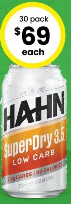 Hahn SuperDry 3.5 Low Carb