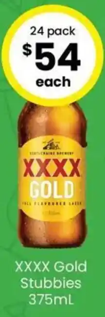 XXXX Gold Stubbies