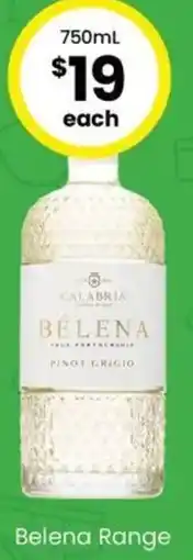 The Bottle O Belena Range offer