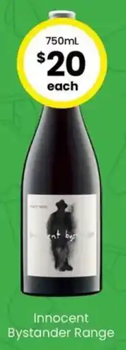 The Bottle O Innocent Bystander Range offer