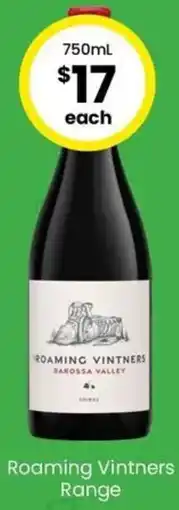 The Bottle O Roaming Vintners Range offer