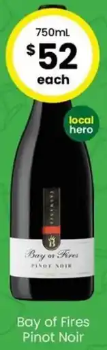 The Bottle O Bay of Fires Pinot Noir offer