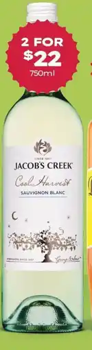 Thirsty Camel Jacob's Creek Cool Harvest Range offer