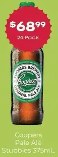 Thirsty Camel Coopers Pale Ale Stubbies offer