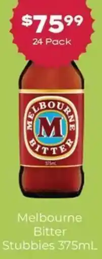 Thirsty Camel Melbourne Bitter Stubbies offer