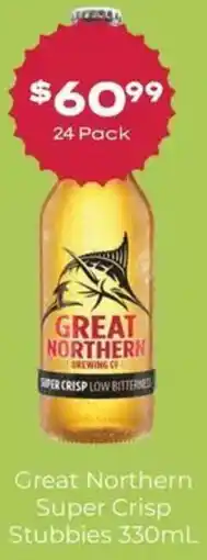 Thirsty Camel Great Northern Super Crisp Stubbies offer