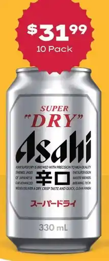 Thirsty Camel Super dry asahi offer