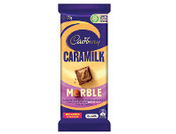 Coles Cadbury Caramilk Marble Block Chocolate 173g offer