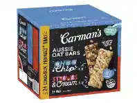 Coles Carman’s Aussie Oat Bar Value Pack 24 Pack offer