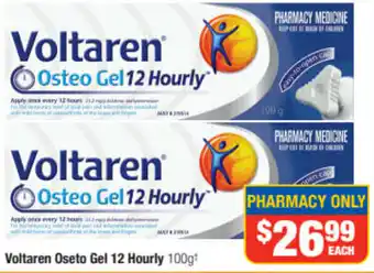 Voltaren Oseto Gel 12 Hourly