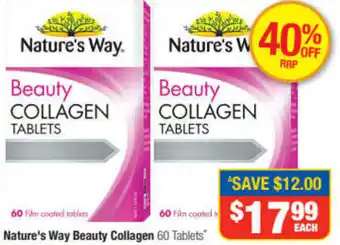 Direct Chemist Outlet Nature's Way Beauty Collagen offer